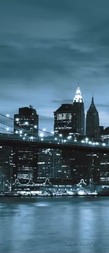 Brooklyn Bridge öntapadós poszter, fotótapéta (91 x 211 cm)