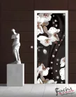 Virág minta öntapadós poszter, fotótapéta (91 x 211 cm)