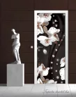 Virág minta poszter, fotótapéta (91 x 211 cm)