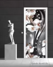 Virág minta poszter, fotótapéta (91 x 211 cm)