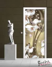 Virág minta öntapadós poszter, fotótapéta (91 x 211 cm)