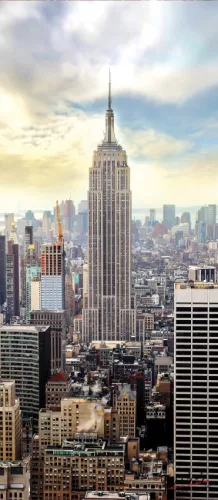 New York öntapadós poszter, fotótapéta (91 x 211 cm)