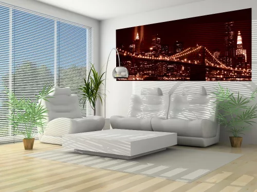 Brooklyn Bridge poszter, fotótapéta (250 x 104 cm)