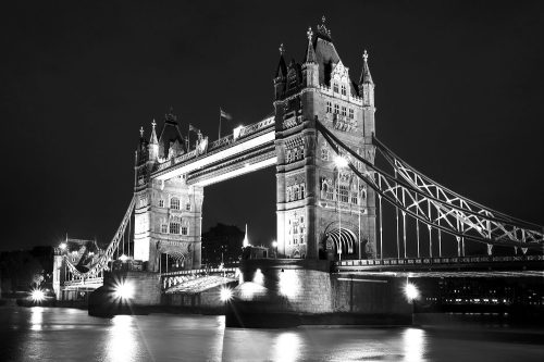 Tower Bridge poszter, fotótapéta Vlies (254 x 184 cm)