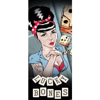Lucky Bones öntapadós poszter, fotótapéta (91 x 211 cm)