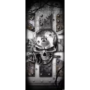 Koponya öntapadós poszter, fotótapéta (91 x 211 cm)