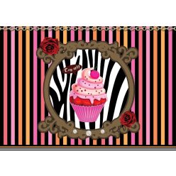 Cupcake poszter, fotótapéta, Vlies (104 x 70,5 cm)