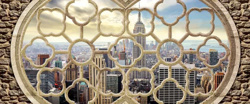 New York poszter, fotótapéta (250 x 104 cm)
