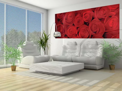 Rózsák poszter, fotótapéta (250 cm x 104 xm)