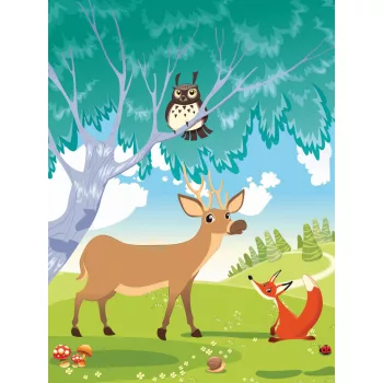 Színes Zoo poszter, fotótapéta (184 x 254 cm)