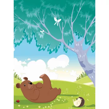 Színes Zoo poszter, fotótapéta (184 x 254 cm)