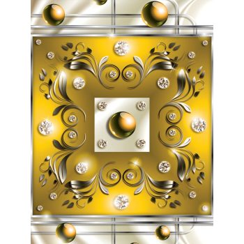 Absztrakt poszter, fotótapéta, Vlies (184x254 cm, álló)