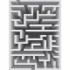 3D labirintus vlies poszter, fotótapéta (206 x 275 cm)