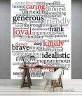 Text vlies poszter, fotótapéta (206 x 275 cm)