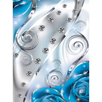   Virág minta poszter, fotótapéta, Vlies (206x275 cm, álló)