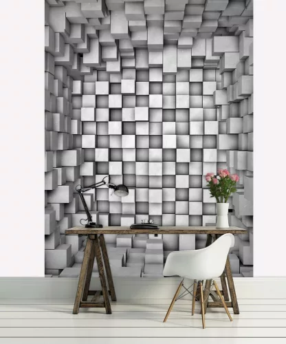 Absztrakt 3D poszter, fotótapéta (184 x 254 cm)