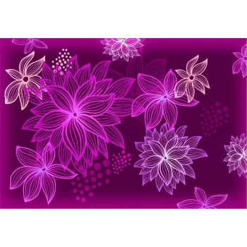 Purple Flowers poszter, fotótapéta