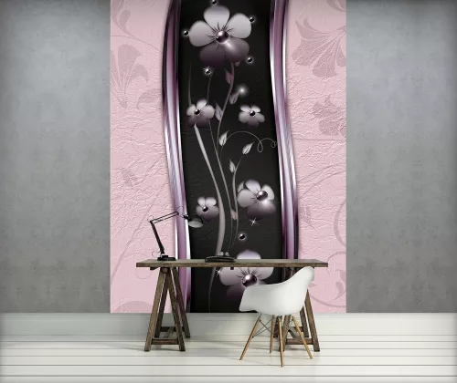 Virág minta poszter, fotótapéta (206 x 275 cm)