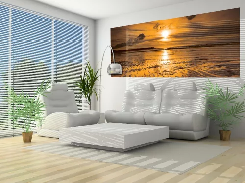 Naplemente poszter, fotótapéta (250 x 104 cm)