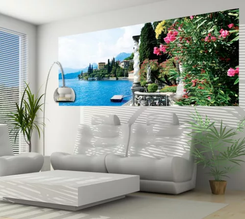 Tengerparti kilátás poszter, fotótapéta (250 x 104 cm)