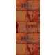 Szegecselt lemezek öntapadós poszter, fotótapéta (91 x 211 cm)