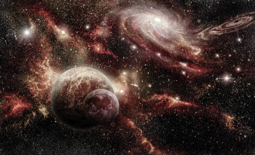 Univerzum poszter, fotótapéta Vlies (254 x 184 cm)