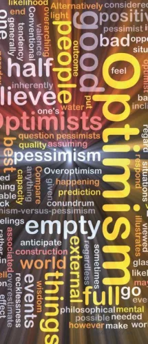 Optimism poszter, fotótapéta (91 x 211 cm)