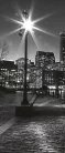 Boston éjszaka öntapadós poszter, fotótapéta (91 x 211 cm)
