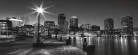 Boston éjszaka poszter, fotótapéta (250 x 104 cm)