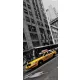 Sárga taxi öntapadós poszter, fotótapéta (91 x 211 cm)