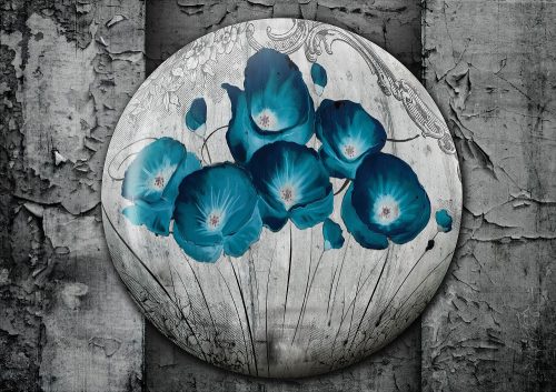 Virág poszter, fotótapéta, Vlies (104 x 70,5 cm)