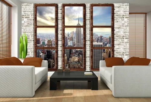 Kilátás New York-ra poszter, fotótapéta
