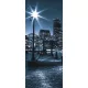 Boston éjszaka poszter, fotótapéta (91 x 211 cm)