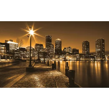 Boston éjszaka poszter, fotótapéta