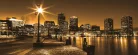Boston éjszaka poszter, fotótapéta (250 x 104 cm)