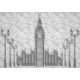 Big Ben poszter, fotótapéta Vlies (312 x 219 cm)