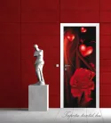 Virág minta poszter, fotótapéta (91 x 211 cm)