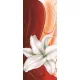 Virág minta poszter, fotótapéta (91 x 211 cm)