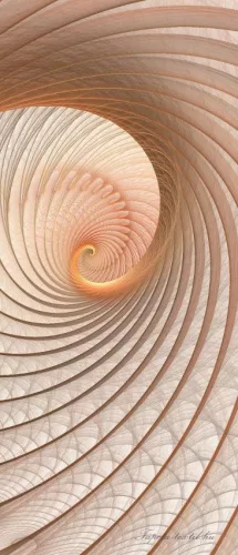 Spirál poszter, fotótapéta (91 x 211 cm)