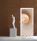 Spirál poszter, fotótapéta (91 x 211 cm)
