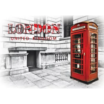 London telefonfülke poszter, fotótapéta