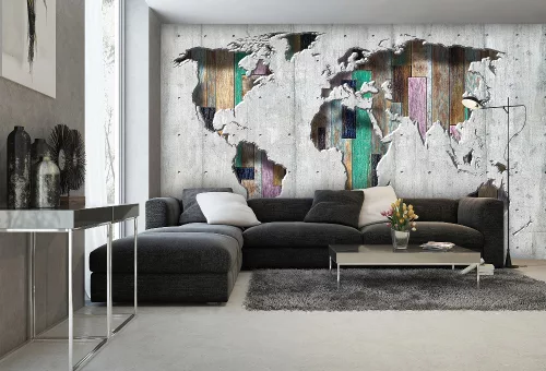 Világtérkép poszter, fotótapéta