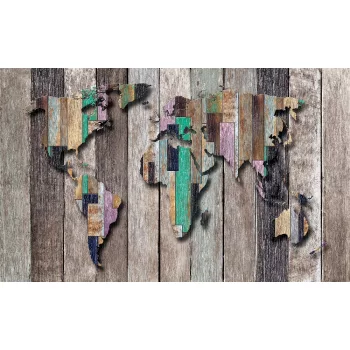 Világtérkép poszter, fotótapéta