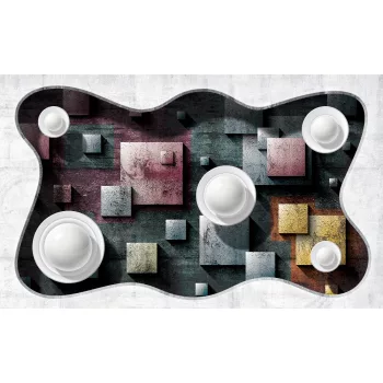 Absztrakt 3D poszter, fotótapéta