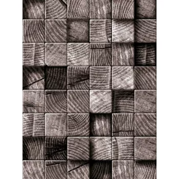   Fa hasábok poszter, fotótapéta, Vlies (184x254 cm, álló)