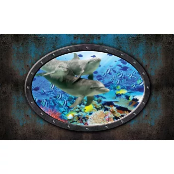 Delfinek poszter, fotótapéta