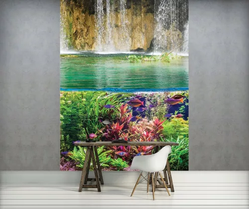 Halak a víz alatt poszter, fotótapéta (206 x 275 cm)