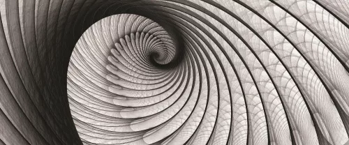 Spirál poszter, fotótapéta (250 x 104 cm)