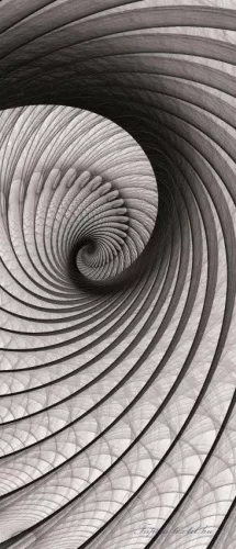 Spirál poszter, fotótapéta (91 x 211 cm)