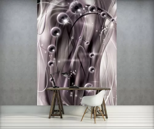 Absztrakt gömbök poszter, fotótapéta (184 x 254 cm)
